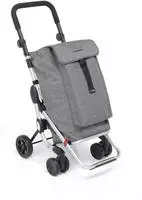 Foppapedretti Go Up, Trolley-Tasche, Aluminium, Schwarz, Grau, Aluminium, Stoff,