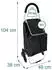 Relaxdays Shopping Trolley 45L (10051092) black/siiver