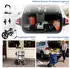 Sekey 3-in-1 klappbarer Einkaufstrolley mit Kühlfach 42L 2 Rollen blau