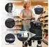 Sekey 3-in-1 klappbarer Einkaufstrolley mit Kühlfach 42L 2 Rollen black