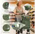 Sekey 3-in-1 klappbarer Einkaufstrolley mit Kühlfach 42L 2 Rollen grün