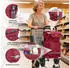 Sekey 3-in-1 klappbarer Einkaufstrolley mit Kühlfach 42L 2 Rollen rot
