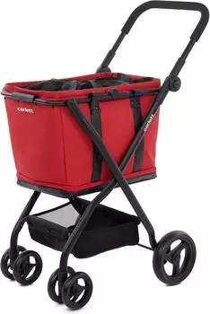 Carlett Crocery Shopping Trolley (LETT490S) red