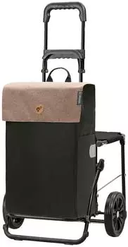 Andersen Komfort Shopper Hera Einkaufstrolley 45l, klappbarer Sitz (198-004-44)