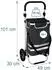Relaxdays Einkaufstrolley klappbar mit Kühlfach, 45l, 35kg, schwarz