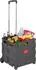 Relaxdays Einkaufstrolley mit Teleskopgriff, 35kg, anthrazit/silber