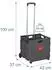 Relaxdays Einkaufstrolley mit Teleskopgriff, 35kg, anthrazit/silber