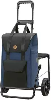 Andersen Komfort Shopper Senta 2.0 mit Sitz, 57cm, blau (198-028-92)