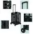 Relaxdays Einkaufstrolley klappbar, bis 25kg, Teleskopgriff, schwarz (10049995_46)