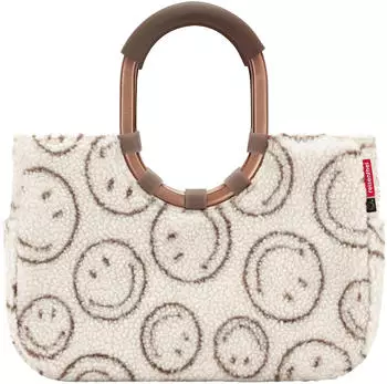 Reisenthel Loopshopper M smiley teddy chocolate