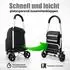 BigDean Einkaufstrolley klappbar 56L mit Kühlfach 5L (1002912)
