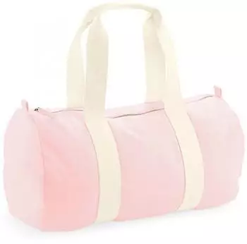 Westford Mill EarthAware Organic Barrel Bag, pastell-rosa (W814.PTP)