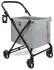 Lemodo MY DUQUE Max Einkaufstrolley, faltbar, 4 Rollen, Federung, 25kg, grau