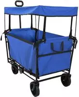 vidaXL Faltbarer Einkaufswagen mit Bremsen Schwarz 105 x 56,5 x 116 cm