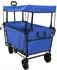 vidaXL Klappbarer Transportwagen mit Bremsen, schwarz, 105x56,5x116cm (42020663)