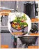 HOMECALL 3 in 1 Einkaufstrolley mit Kühltasche Treppensteiger light grey