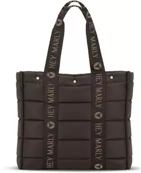 Hey Marly Best Buddy Shopper Damen, Polyester, dunkelbraun (HM62-0017-L)
