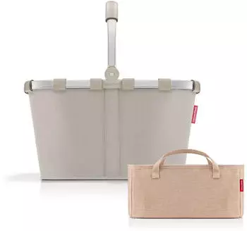 Reisenthel Carrybag & Organizer herringbone sand/twist coffee