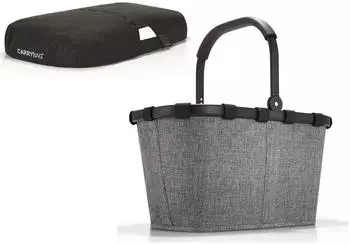 Reisenthel Carrybag und Cover frame twist silver/black