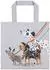 Ulster Weavers Dog Days Einkaufstasche S, Baumwolle, PVC-Beschichtung, schwarz