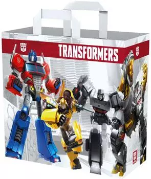 Konix Transformers Einkaufstasche, Gr&ouml;&szlig;e M, wei&szlig;, recyceltes Material