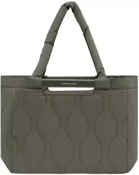 Kapten & Son Vaasa Shopping Basket Quilted, khaki (KSE0000000230)
