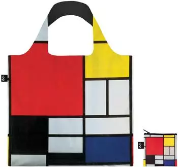 Loqi Piet Mondrian Composition Recycling Shopper (PM.CO.R)