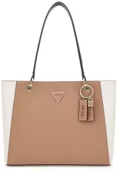 Guess Noelle in Saffian-Optik Shopper taupe (HWZG9672250-TAU)