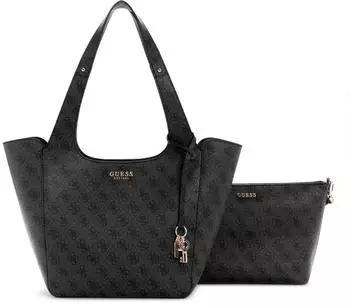 Guess Calista 4G-Logo Shopper coal/brown (HWSG7334220-CLO)