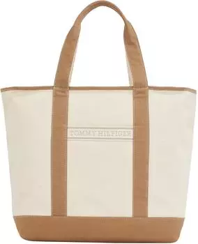 Tommy Hilfiger Summer Canvas Tote Shopper safari canvas (AW0AW17421RBC)