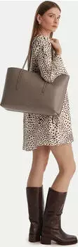 Calvin Klein Folien Logo Shopper desert taupe (LV04F3274GVFU)