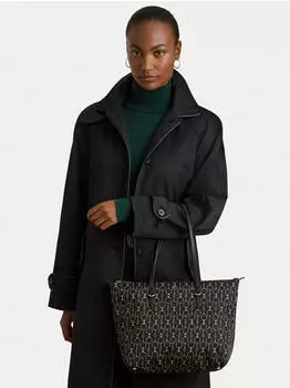 Ralph Lauren Keaton Shopper schwarz/gold