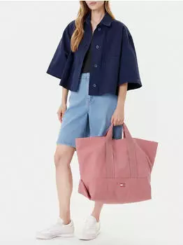 Tommy Hilfiger Canvas Logo Tote Shopper tahiti berry (AW0AW17542TI0)