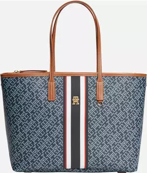 Tommy Hilfiger Monoplay Branding Tote Shopper blue mix (AW0AW183900GY)