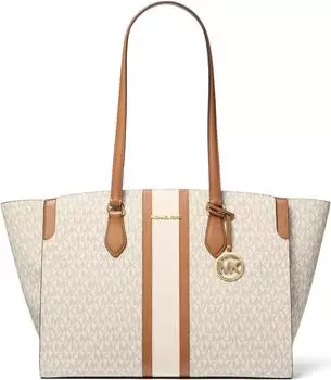 Michael Kors Becca Large Signature Shopper vanille/acorn (30R6GQ6T7B-149)