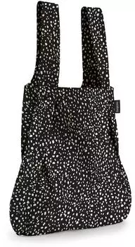 notabag Original Bag & Backpack in One black sprinkle