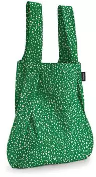 notabag Original Bag & Backpack in One green sprinkle