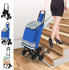 Vounot Stair Climber Foldable Shopping Trolley Blue