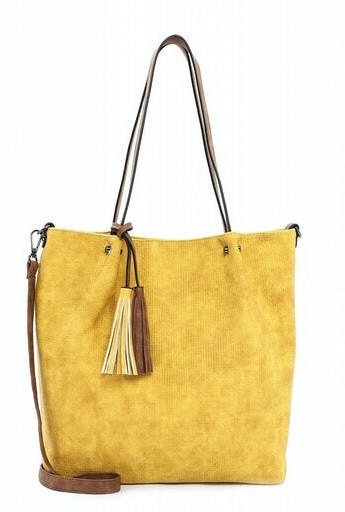 Emily & Noah Shopper Bag In Bag Surprise (331,482) yellow cognac 482