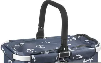 Genius Falko Einkaufskorb blau anker