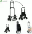 Vounot Stair Climber Foldable Shopping Trolley black
