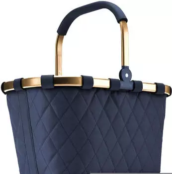 Reisenthel Carrybag frame rhombus midnight gold