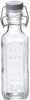 Kilner Glasflasche mit B&uuml;gelverschlu&szlig; eckig Glas/Edelstahl 300ml