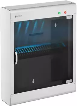 Royal Catering UV-Messersterilisator Edelstahl Timer 20 Messer (RC-KSSS501)
