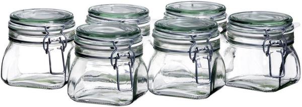 Mäser Bügelverschluss-Glas Gothica 500 ml (6 Stk.)