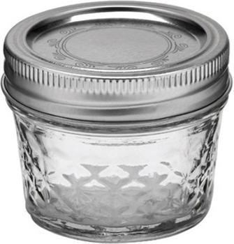 Ball Mason 4oz Quilted Crystal Jelly Jar