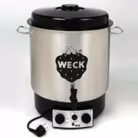 Weck WAT25A, Weck Einkochautomat WAT 25 A | 30 Liter Edelstahl geb&uuml;rstet 
