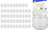 MamboCat 50er Set Mini Sturzgläser 53 ml To 43 weißer Deckel Obstgläser Einmachgläser incl. Rezeptheft