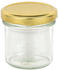 MamboCat 75er Set Sturzglas 167 ml To 66 goldener Deckel Marmeladengläser Vorratsgläser incl. Rezeptheft