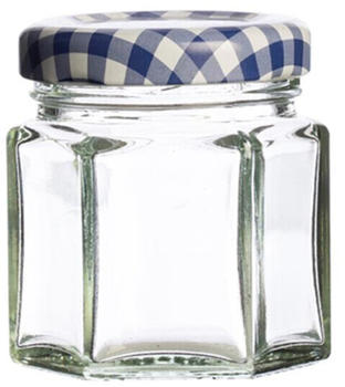 Kilner Einmachglas 6-eckig mit Drehverschluss Glas 48 ml